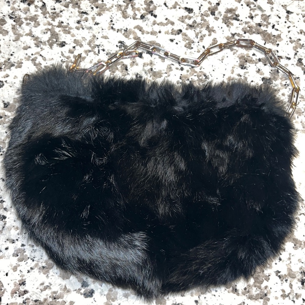 Genuine Black Rabbit Fur